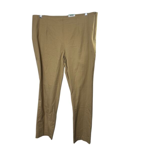 Time and Tru Tan Flat Front Skinny Four-Way Stretch Women's Size 16 New - Picture 1 of 4